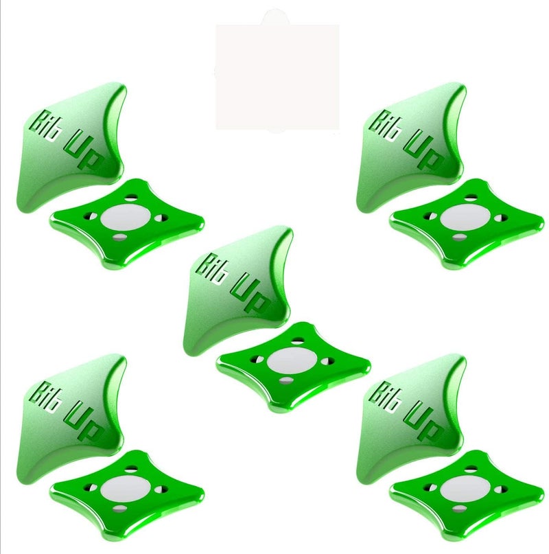 BibUp Magnetic RaceBib Fixing System (Green Fluo) - Image 1